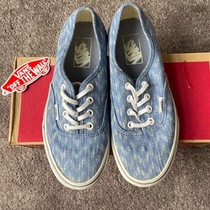 Blue Denim Vans, Tie up